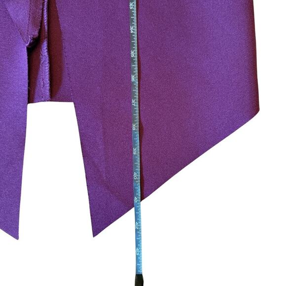 Elliatt Strapless Purple Midi Dress with Ruffle Detail | Size Small 812B2 - Picture 7 of 15